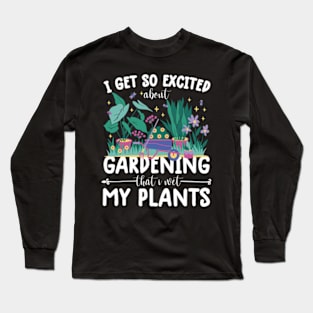 Cool Gardening Design For Men Women Plant Lover Gardener Long Sleeve T-Shirt